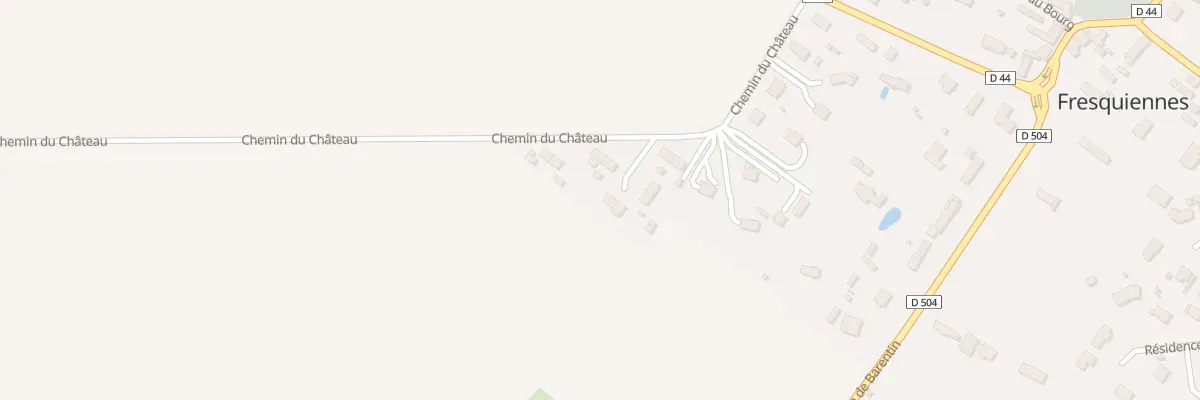 Plan du 223 Che du Château à Fresquiennes