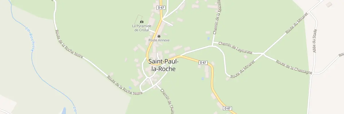 Plan du 9 Le Bourg à Saint-Paul-la-Roche