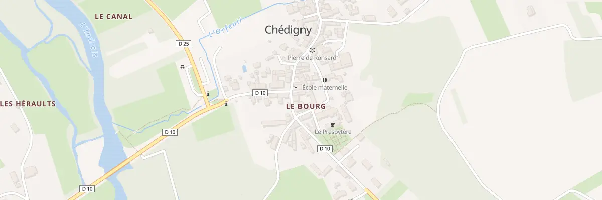 Plan du 2 Rue de l’Alambic à Chédigny