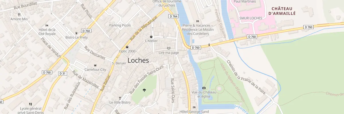 Plan du 4 Rue Quintefol à Loches
