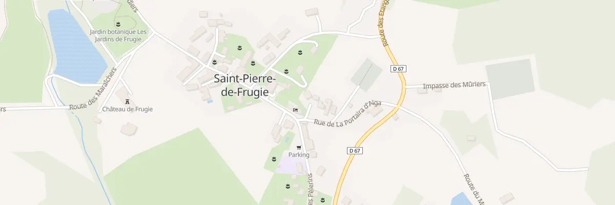 Plan du 3 Le Bourg à Saint-Pierre-de-Frugie