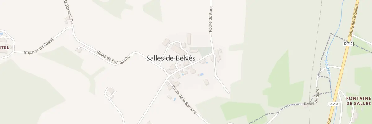 Plan du 17 Le Bourg à Salles-de-Belvès