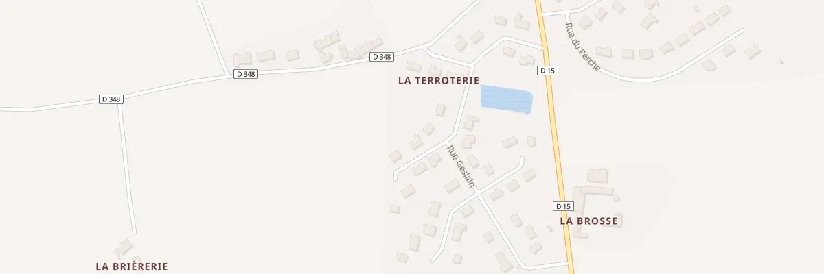Plan du 2 Imp des Acacias à Meaucé