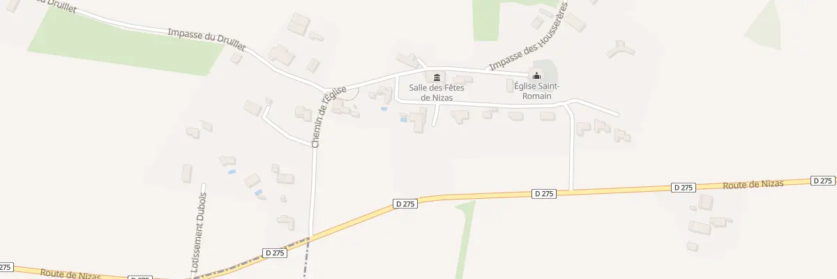 Plan de Au Village à Nizas