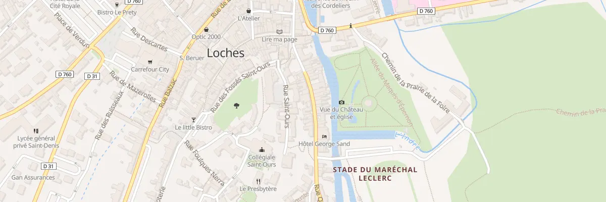 Plan du 26 Rue Quintefol à Loches