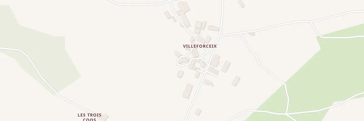 Plan du 26 Villeforceix à Cieux