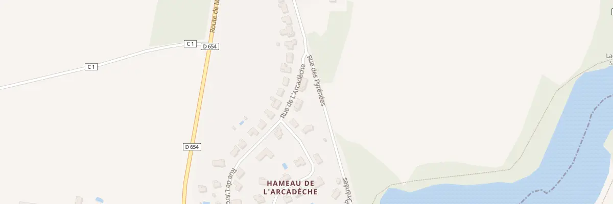 Plan du 3 Rue de l’Arcadèche à Saint-Cricq