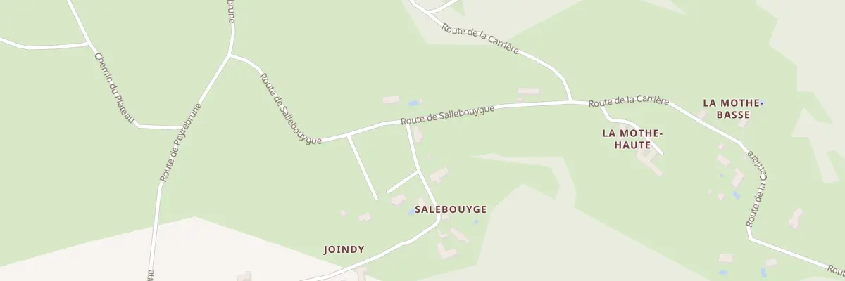 Plan du 124 Salebouyge à Coux et Bigaroque-Mouzens