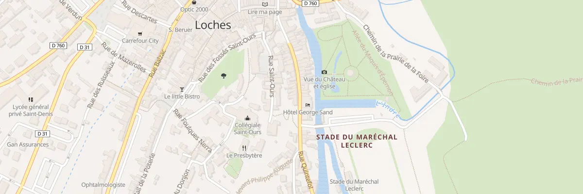 Plan du 36 Rue Quintefol à Loches