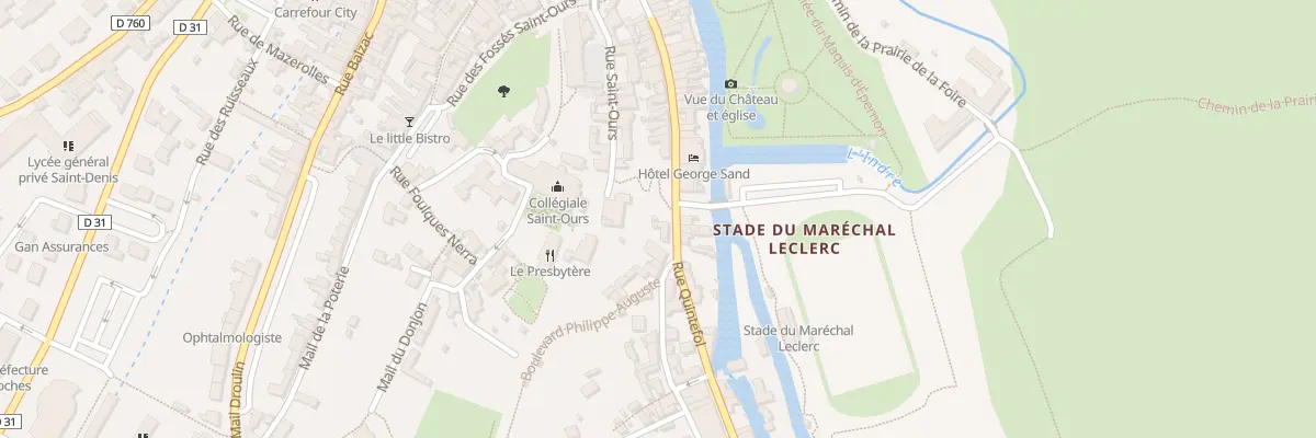 Plan du 40B Rue Quintefol à Loches
