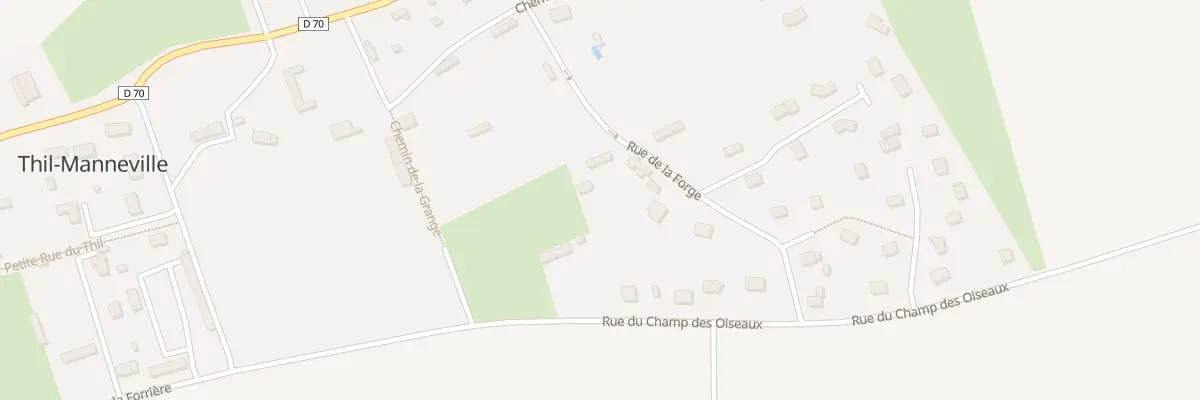 Plan du 1 Rue de la Forge à Thil-Manneville