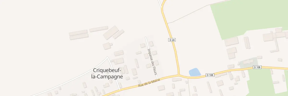 Plan du 5 Imp des Fleurs à Criquebeuf-la-Campagne