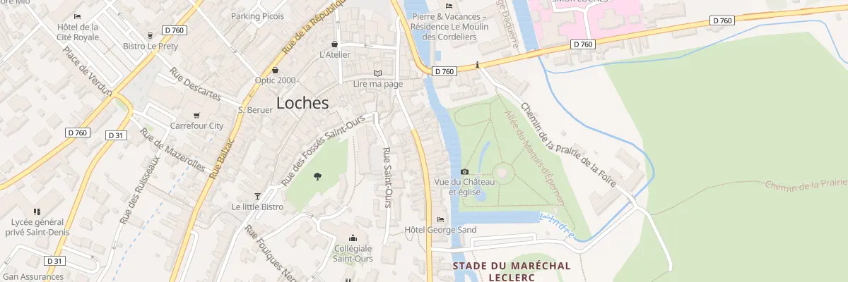 Plan du 17 Rue Quintefol à Loches