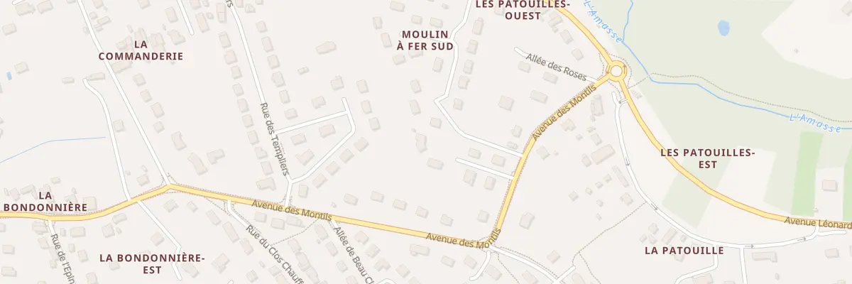 Plan du 103B Av des Montils à Amboise