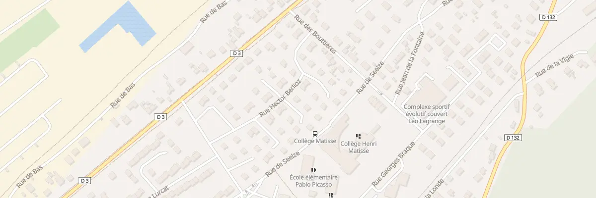 Plan du 1 All Georges Bizet à Grand-Couronne