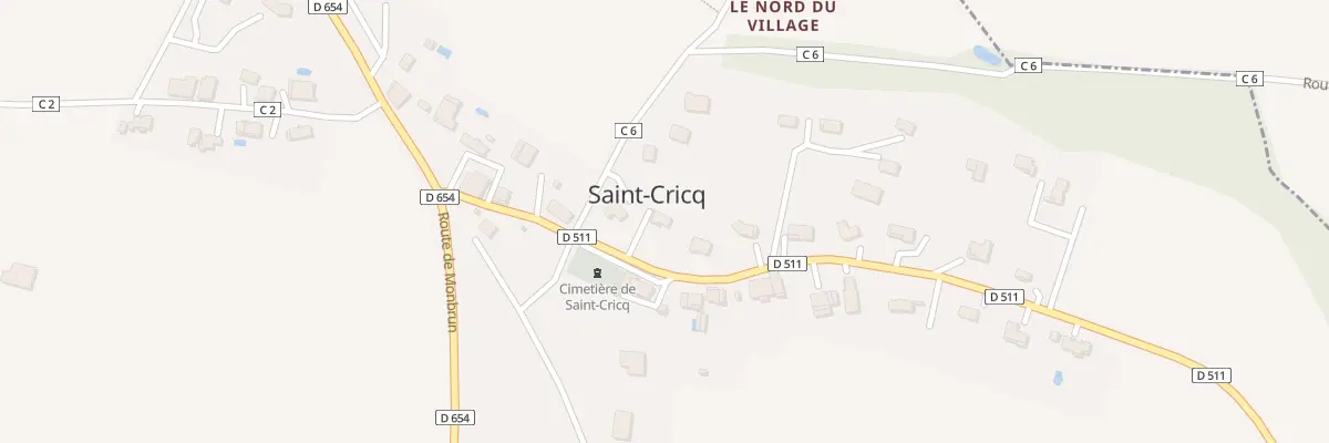 Plan du 11 Rte de Sainte-agathe à Saint-Cricq