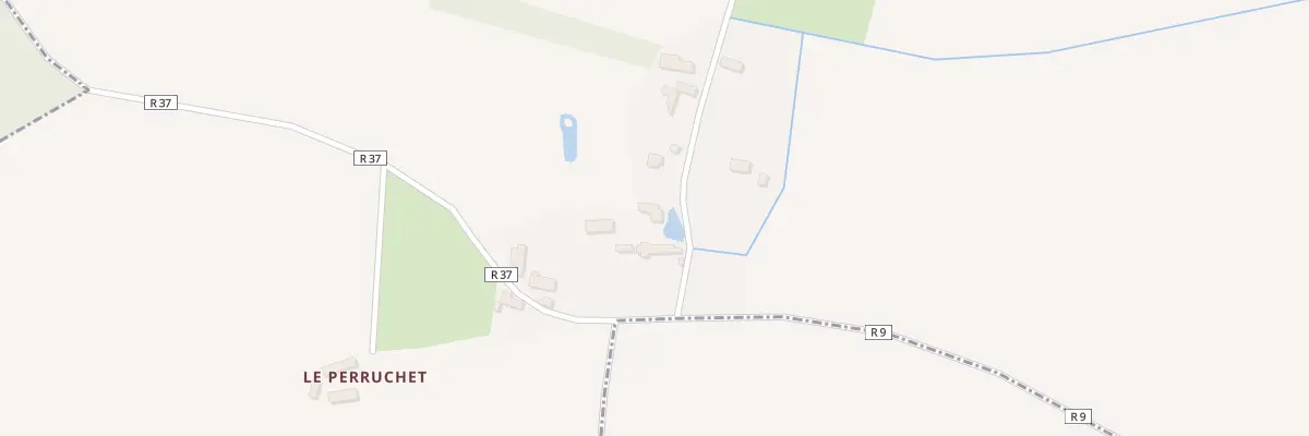 Plan du 8 Les Bevinieres à Luigny