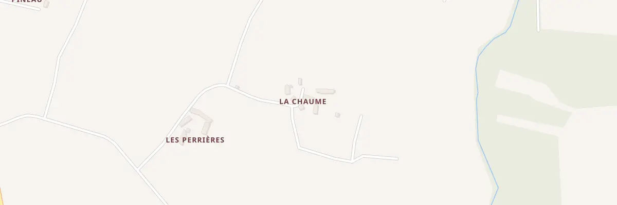 Plan du 317 La Chaume à Charnizay