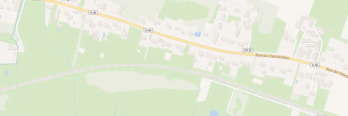 Plan du 88 Rue de Chenonceaux à La Croix-en-Touraine