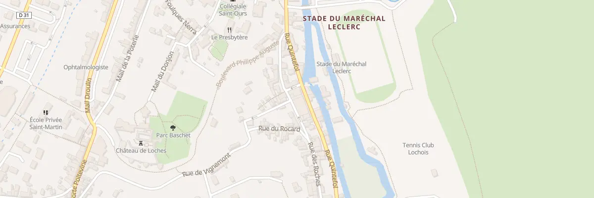 Plan du 56T Rue Quintefol à Loches