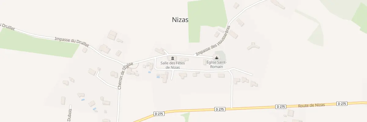 Plan du 5032A Au Village à Nizas