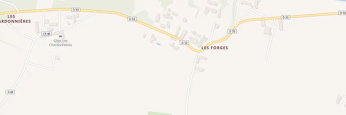 Plan du 9 Forges à Concremiers