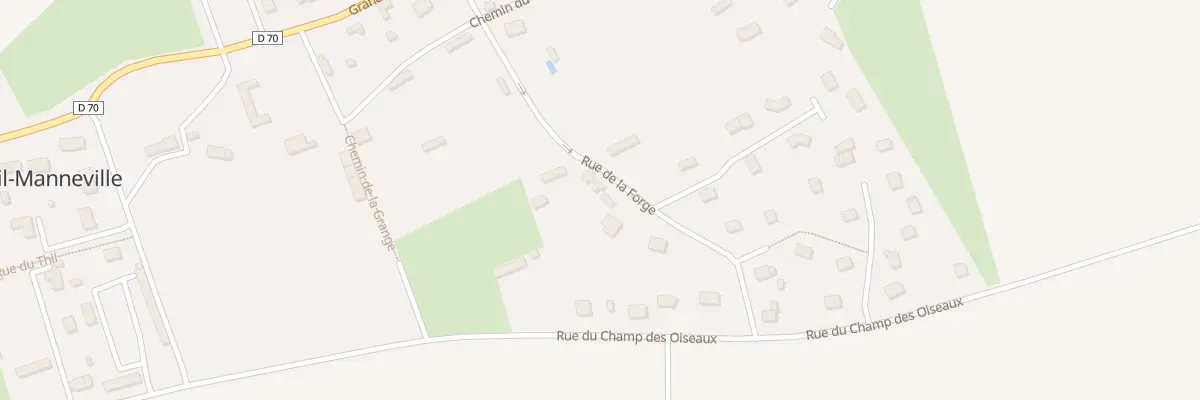 Plan du 3 Rue de la Forge à Thil-Manneville