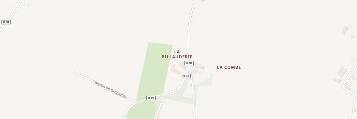 Plan du 5300 Les Grogettes à Concremiers