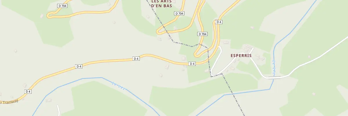 Plan du 97A Piech à Bonac-Irazein