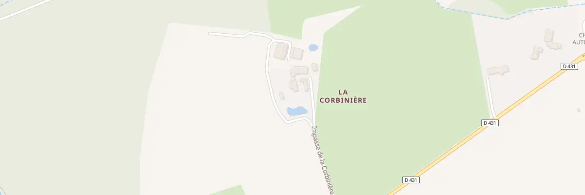 Plan du 77 La Corbiniere à Saint-Ouen-les-Vignes