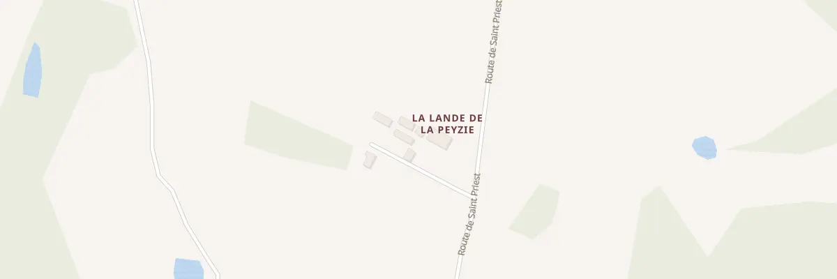 Plan du 82 Lande de la Peyzie à Saint-Paul-la-Roche