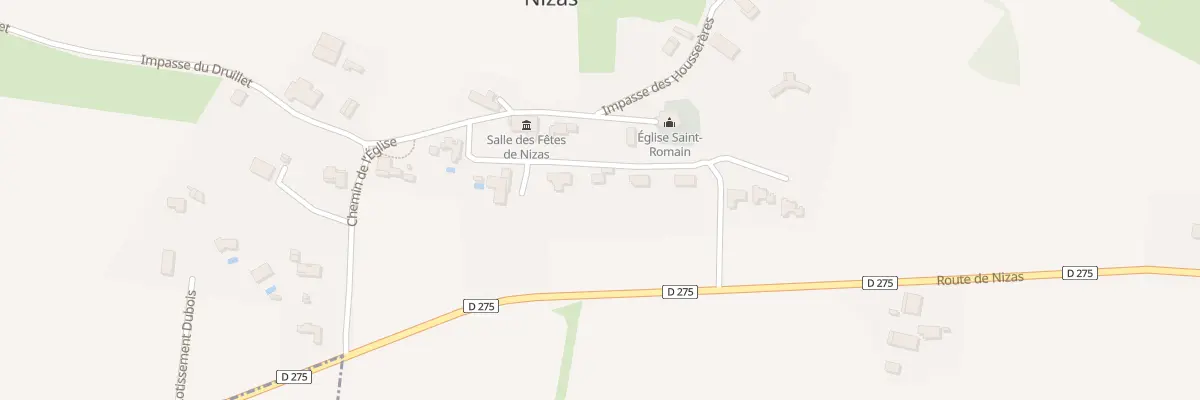 Plan du 132 Chem de Bortolussi à Nizas
