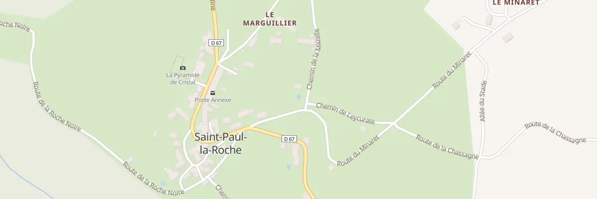 Plan du 5000 Le Marguiller à Saint-Paul-la-Roche