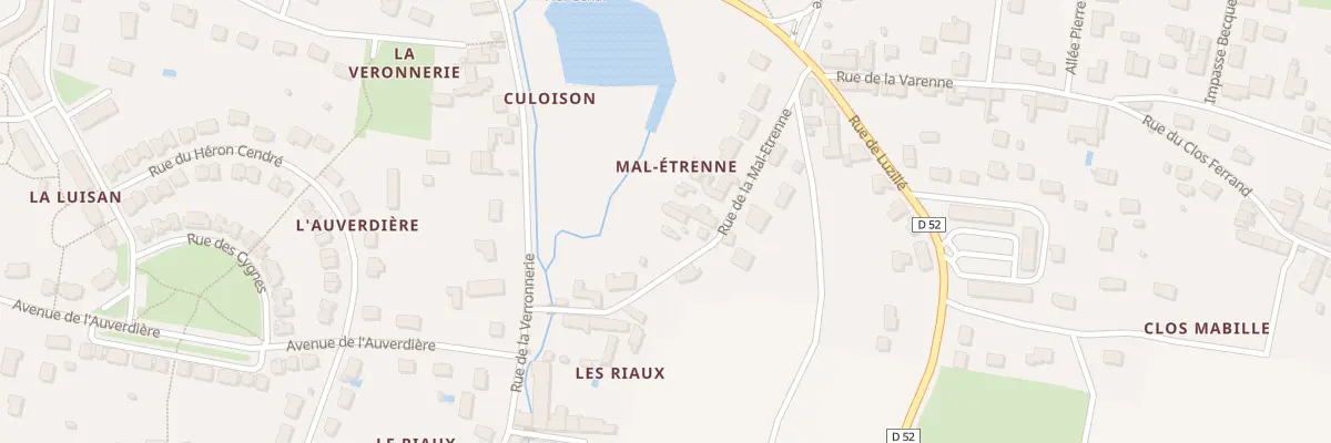 Plan du 21 Rue de Maletrenne à Bléré