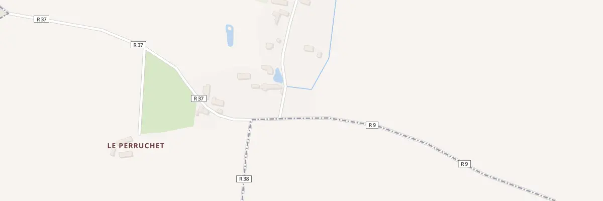 Plan du 5 Les Bevinieres à Luigny