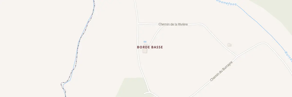 Plan du 5038 Borde Basse à Fajolles
