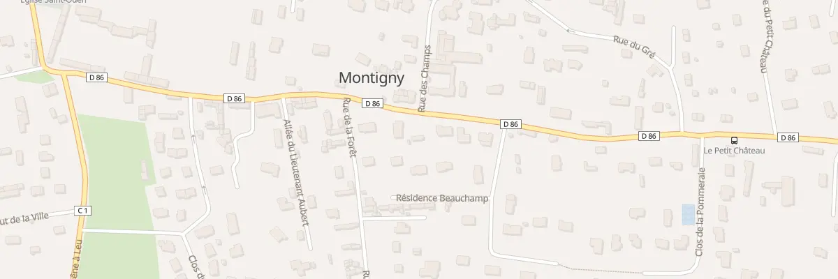 Plan du 424 Rue du Lieutenant Aubert à Montigny