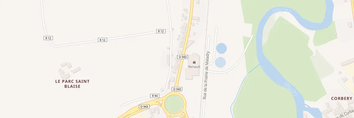 Plan du 7 Rue Fontaine Charbonnelle à Loches