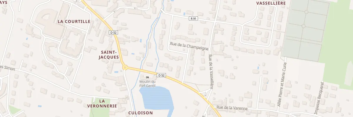 Plan du 4 Rue de Vaugerin à Bléré