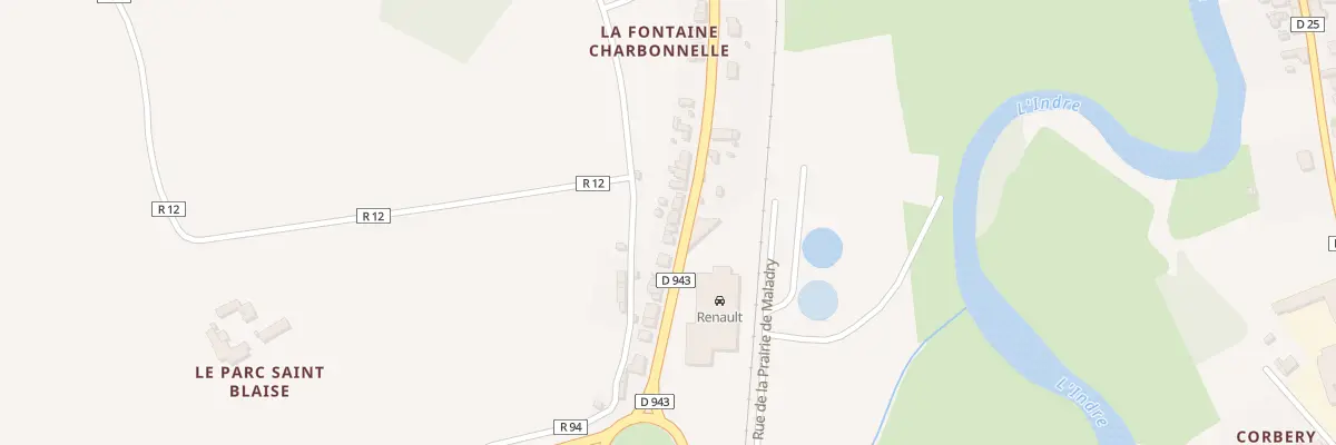 Plan du 15 Rue Fontaine Charbonnelle à Loches