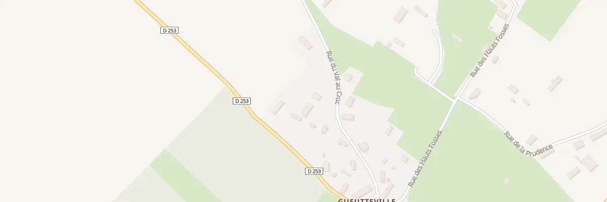 Plan du 179 Rue du Val au Croc à Gueutteville