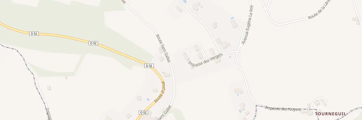 Plan du 580 Cassagne à Monplaisant