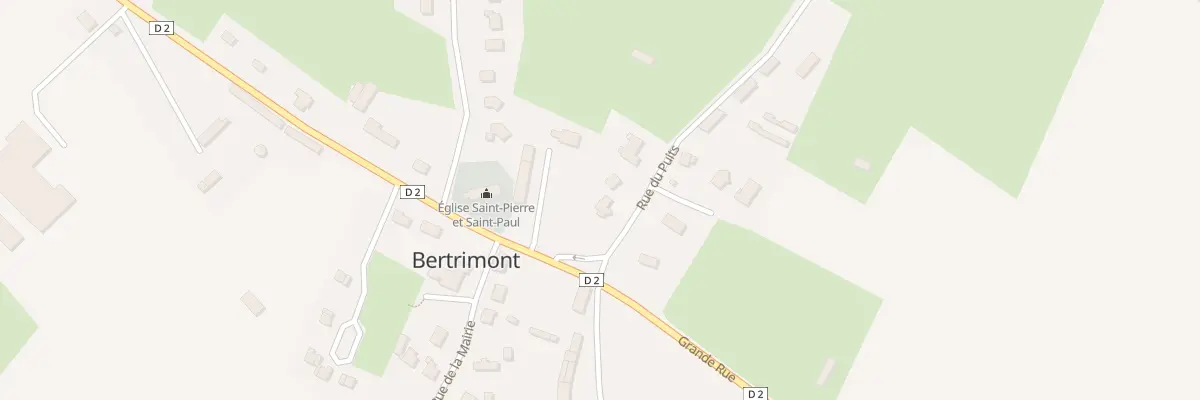 Plan du 75 Rue du Puits à Bertrimont