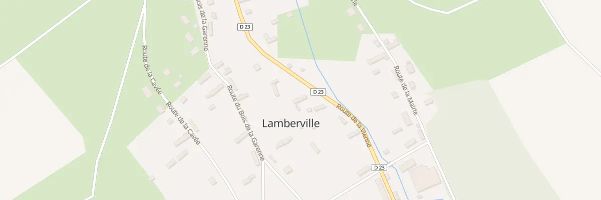 Plan du 7B Rte de la Vienne à Lamberville