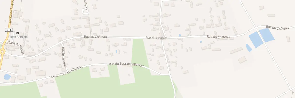 Plan du 30 Rue du Château à Saint-Aubin-d’Écrosville