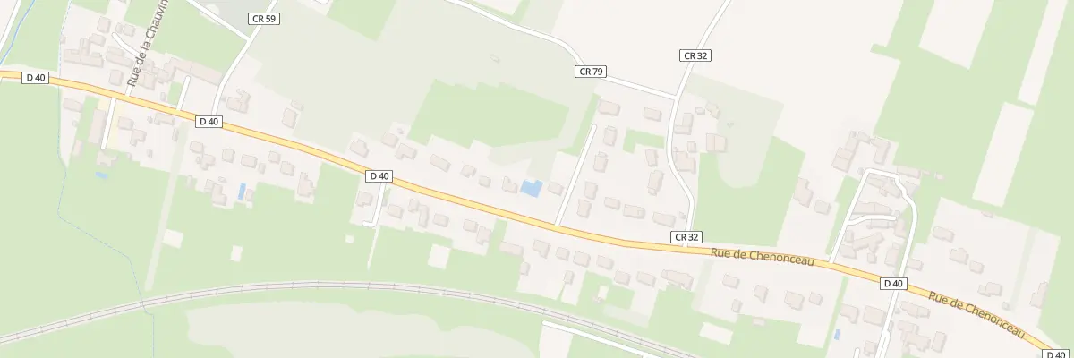 Plan du 83 Rue de Chenonceaux à La Croix-en-Touraine