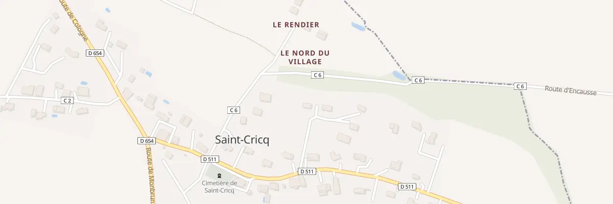Plan du 1 Imp des Tourterelles à Saint-Cricq