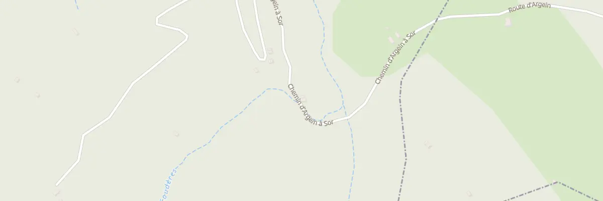 Plan du 9 Che d’Argein A Sor à Argein