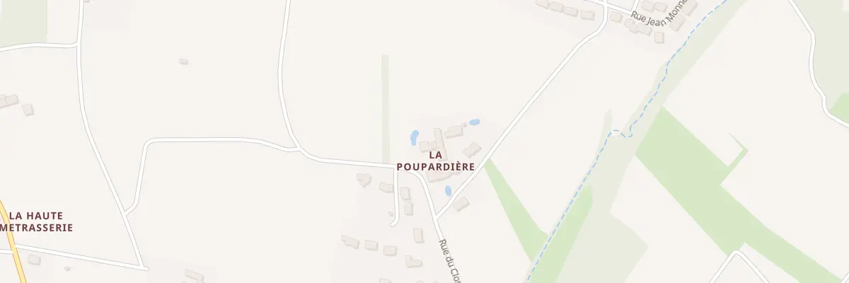 Plan du 945 Rue du Clos Chauffour à Amboise