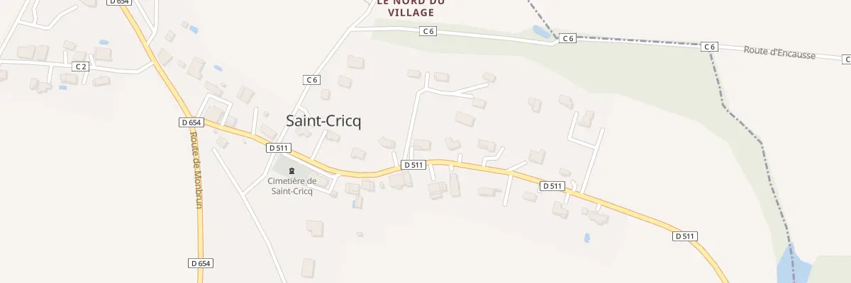Plan du 21 Rte de Sainte-agathe à Saint-Cricq